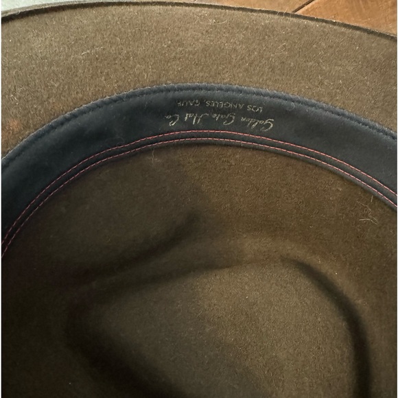 Vintage Golden Gate Hat Company Western Cowboy Hat Wool Hat Dark Olive Green - Picture 10 of 14